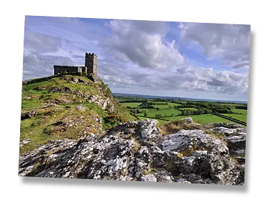 Brentor Church, Dartmoor, Devon - Click to view or buy this customisable greeting card