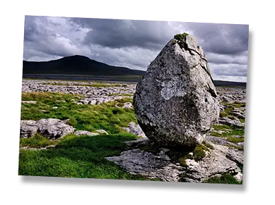 Ingleborough from Twisleton Scar - Click to view or buy this customisable greeting card