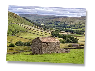 Swaledale Barns, near Thwaite - Click to view or buy this customisable greeting card