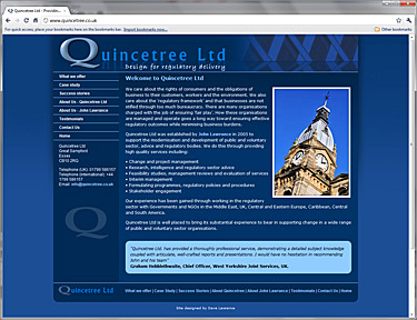 Quincetree Ltd screen grab